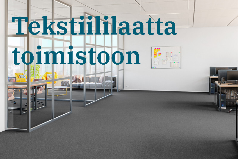 Tekstiililaatta toimistoon