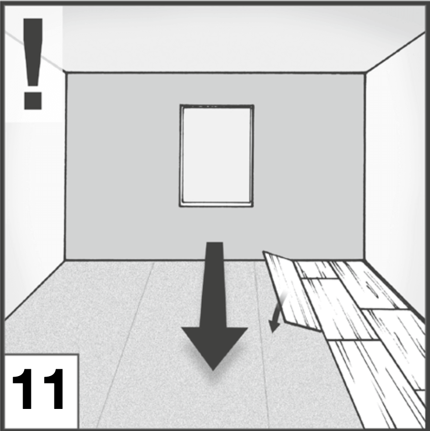Hybridilattian asennussuunta