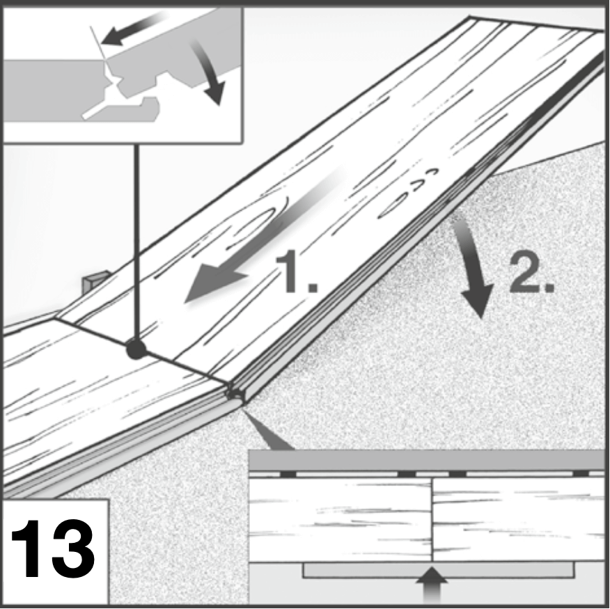Hybridilattian päätypontin kiinnitys