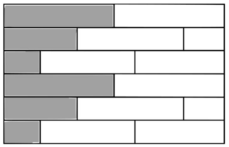 Liimattavien vinyylilankkujen limitys asennuksessa