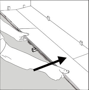 Vinyylilankun pontin kiinnitys