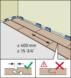 Saumojen välinen pituus