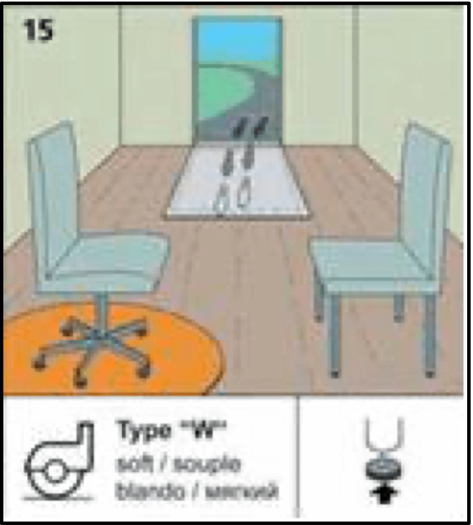 Ovimatto suojaamaan vinyylikorkkilattiaa