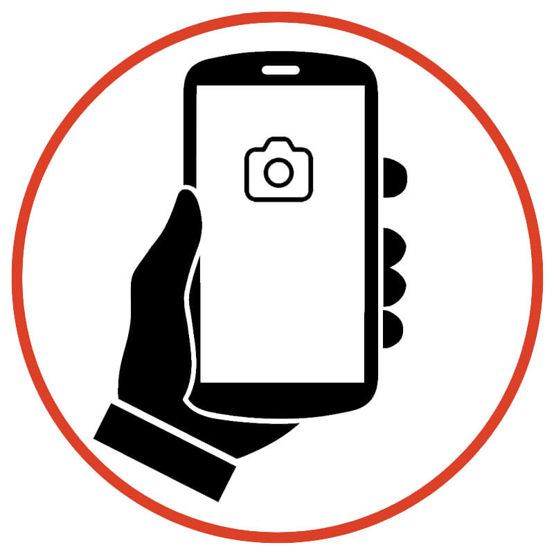 Ensimmäisessä vaiheessa otetaan kuva huoneesta