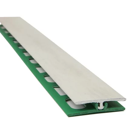 Harmaa alumiininen saumalista vinyylilankulle - Liikuntasaumalistat - 85103M - 1