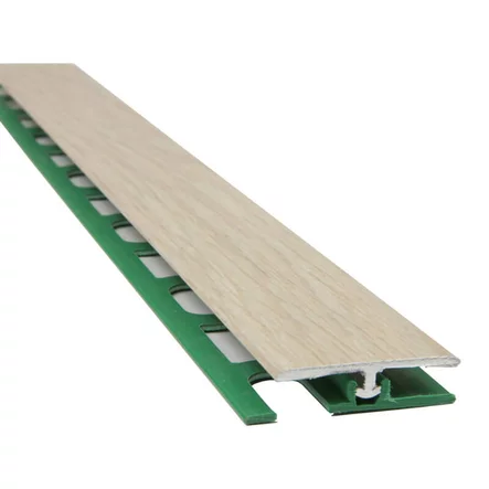 Vaaleanruskea alumiininen saumalista vinyylilankulle - Liikuntasaumalistat - 85111M - 1