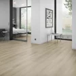 Liimattava vinyylilankku Raw Oak Light olohuoneessa - Liimattavat vinyylilattiat - OFD-055-052M - 2
