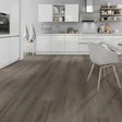 Liimattava vinyylilankku Cerused Oak Dark Brown keitti=C3=B6ss=C3=A4 - Liimattavat vinyylilattiat - OFD-055-067M - 3