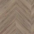 Liimattavan vinyylilankun Cerused Oak Dark Natural chevron kuosi - Liimattavat vinyylilattiat - OFD-055-165M - 1