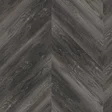 Liimattavan vinyylilankun Smoked Pine Black chevron kuosi - Liimattavat vinyylilattiat - OFD-055-169M - 1