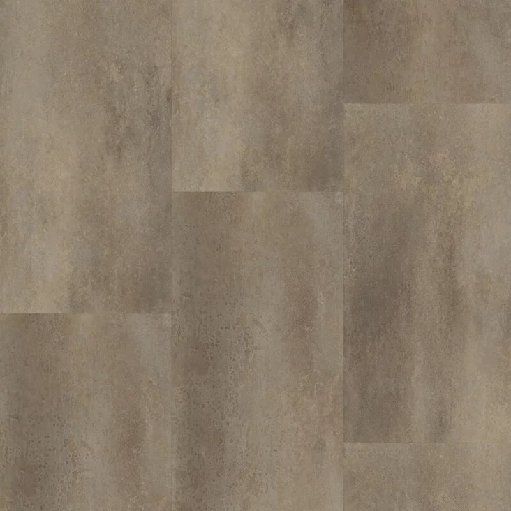 Liimattavan vinyylilaatan Metal Concrete Brown kuosi - Liimattavat vinyylilattiat - OFD-055-075M - 1