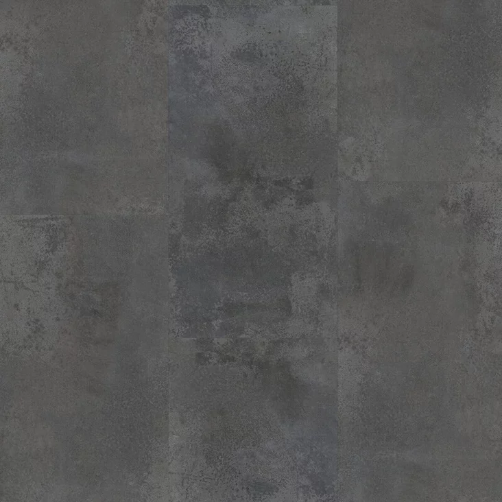 Liimattavan vinyylilaatan Oxyde Silver Black kuosi - Liimattavat vinyylilattiat - OFD-055-077M - 1