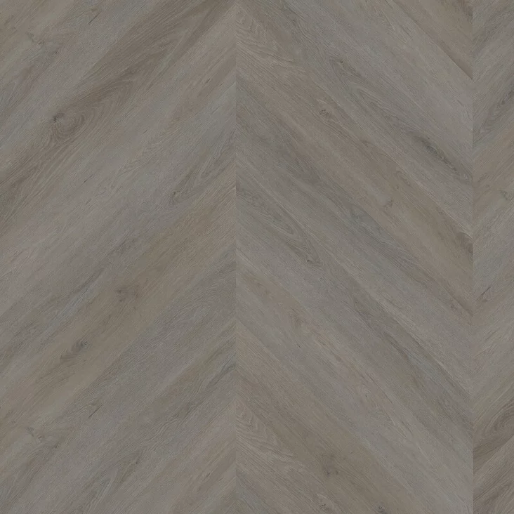 Liimattavan vinyylilankun English Oak Taupe chevron kuosi - Liimattavat vinyylilattiat - OFD-055-161M - 1