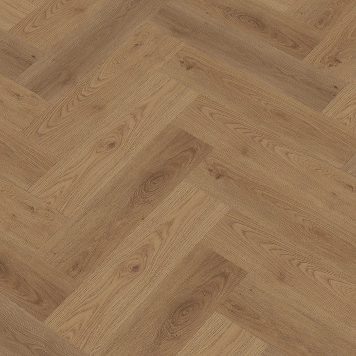 Luonnollisen tammen s=C3=A4vyisen kalanruotokuvioisen vinyylilankun ku=
osi Check One Herringbone 2077H Alterwald Oak - Vinyylilankut - 712077HM - 1