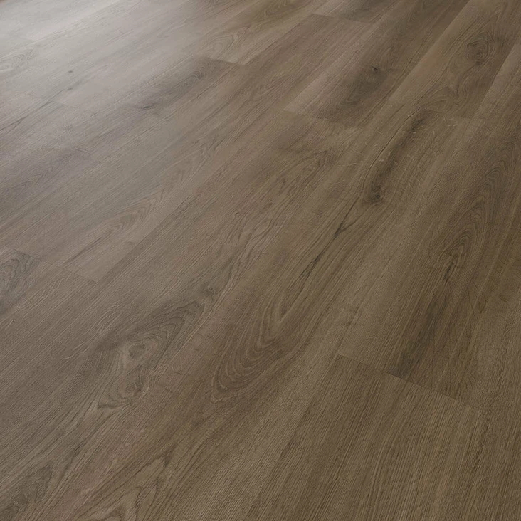 Tummanruskea vinyylilankku Premium Rigid Vinyl 7006 Pacific Oak kuosi - Vinyylilankut - 737006M - 1